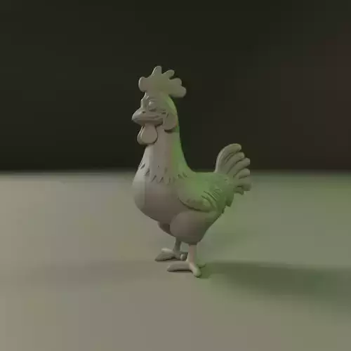 Rooster 3D print model