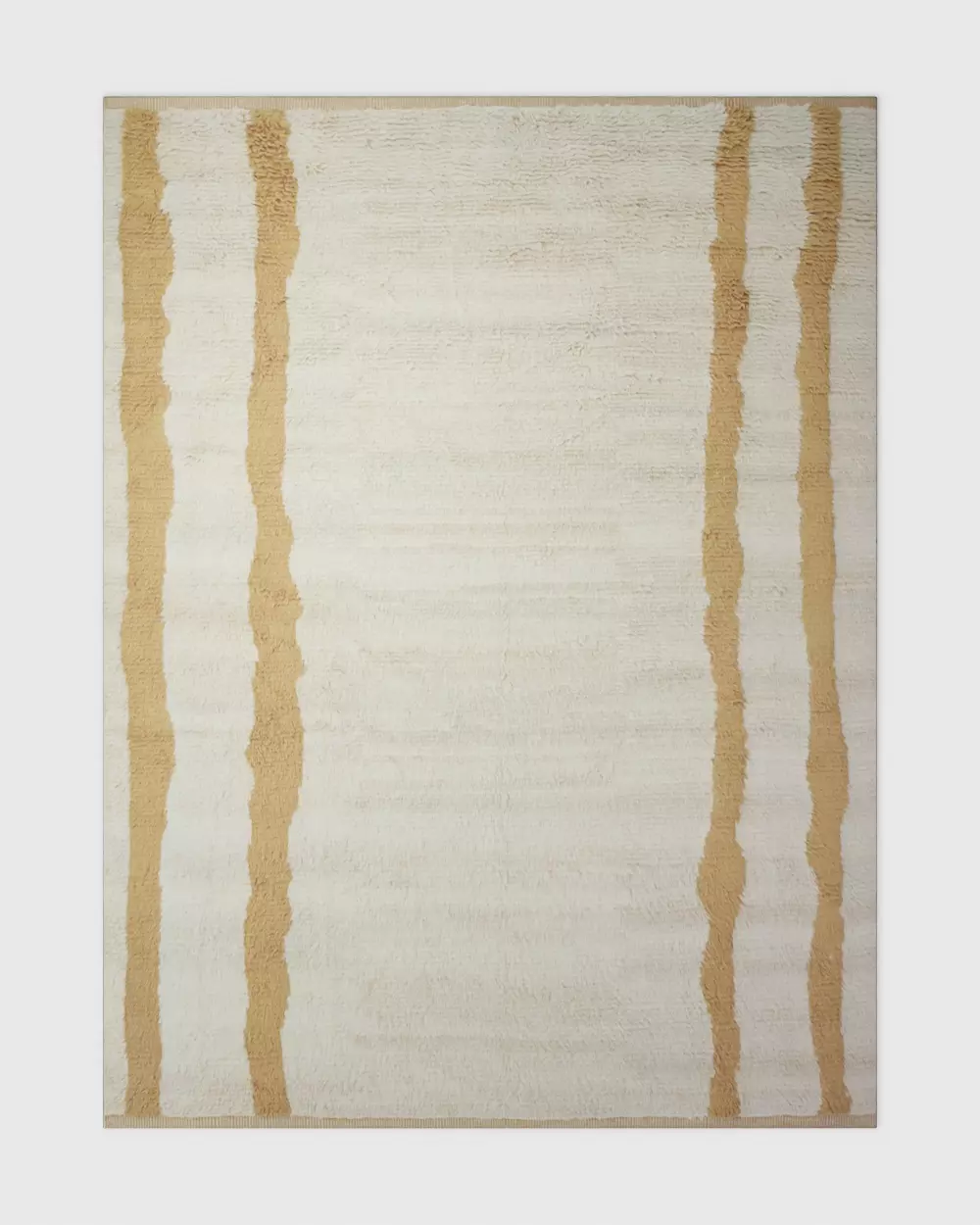 Xavier Hand-Knotted Wool Moroccan Rug 3D model_0