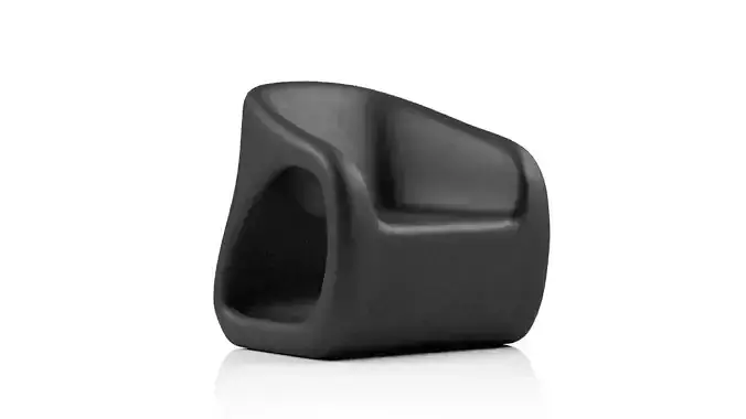 Sunpan Outdoor Orson Concrete Black Lounge Chair 3D model