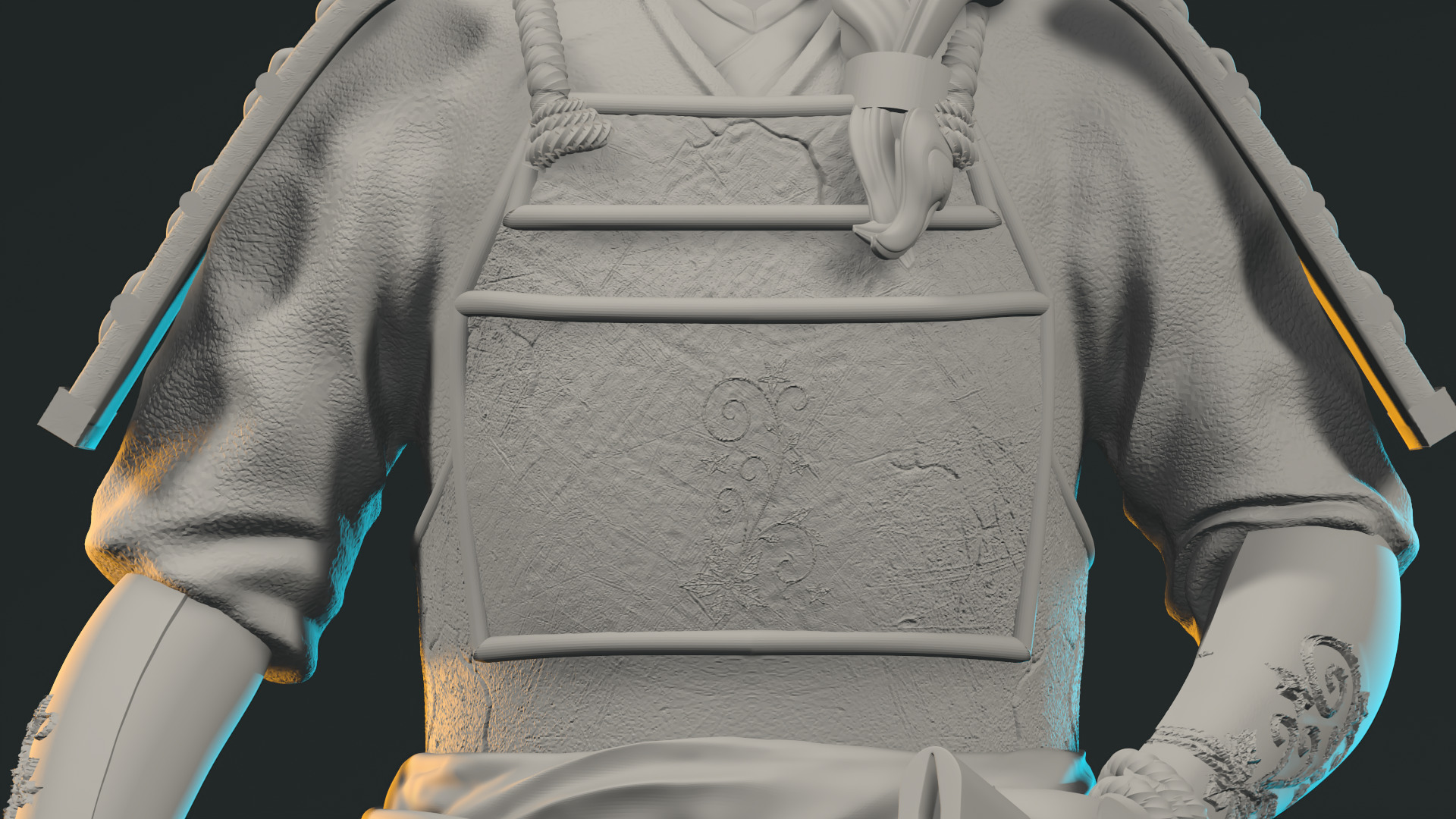 Elsa reine des neiges Samourai 3D print model_16