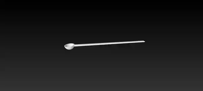 1ml Measuring Spoon for 3D Printing with Extended Handle Precise