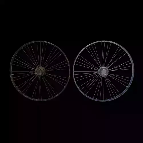 Vintage Wheel 3D model