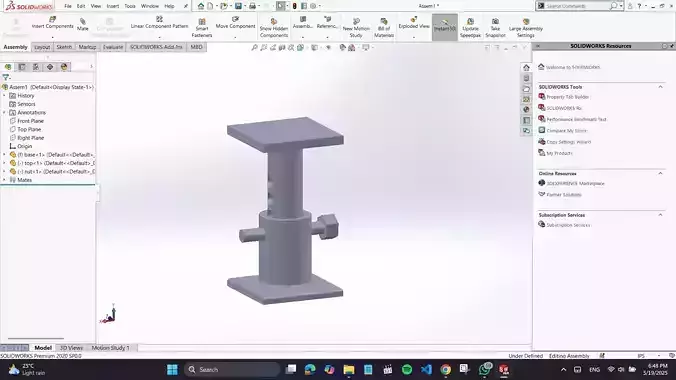 car jack  3D print model