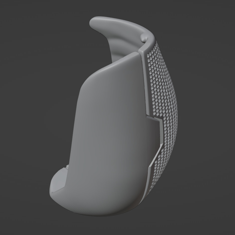 Comfort Grips for MSI Claw 8 AI Plus 3D print model_6