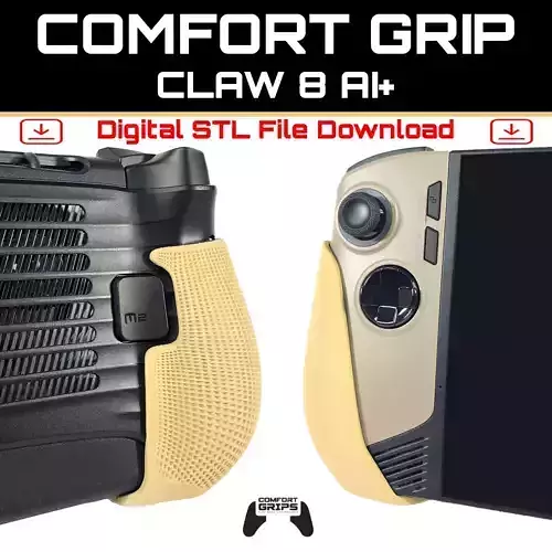 Comfort Grips for MSI Claw 8 AI Plus 3D print model