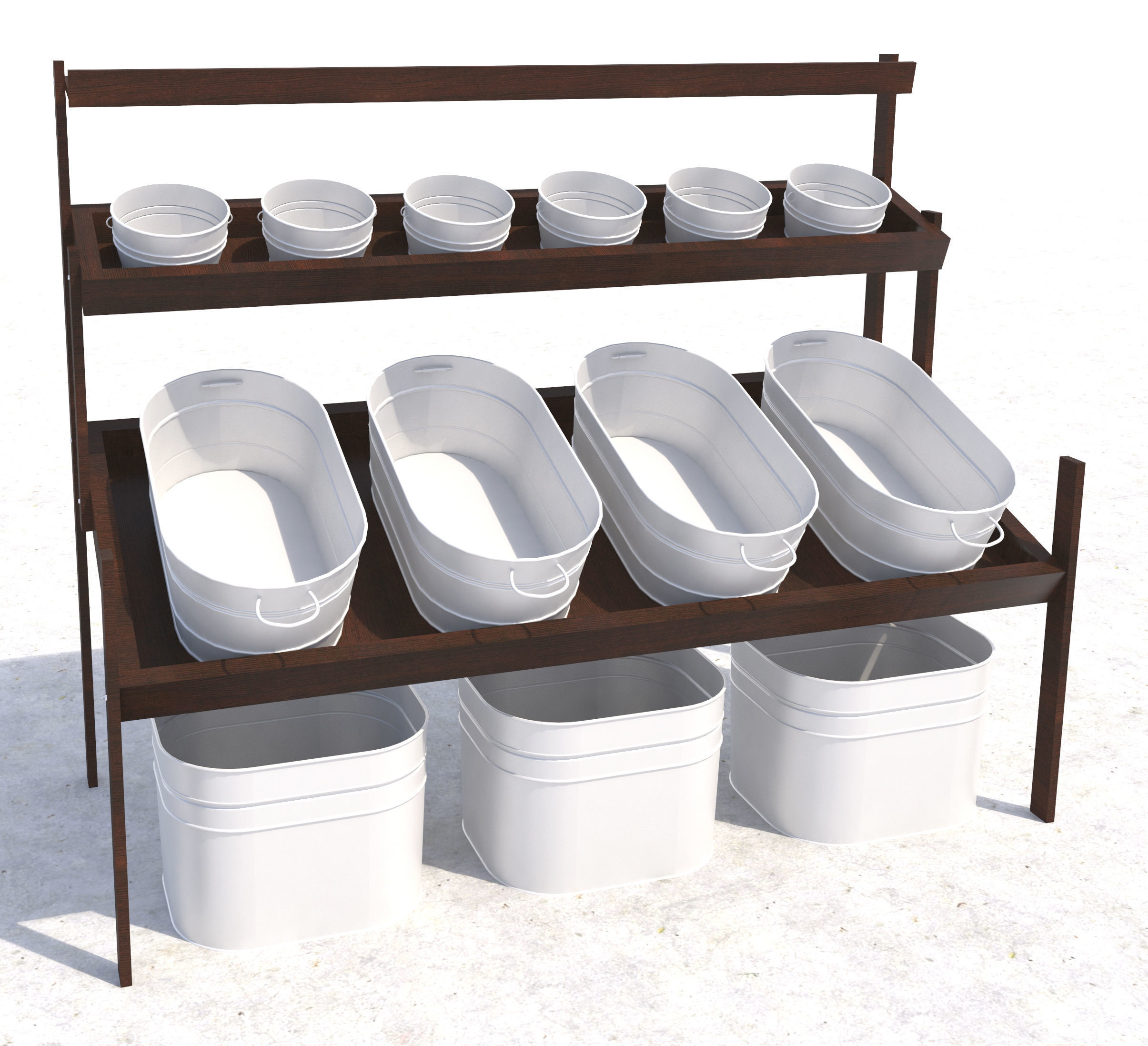 Fruit Stand 3D model_1