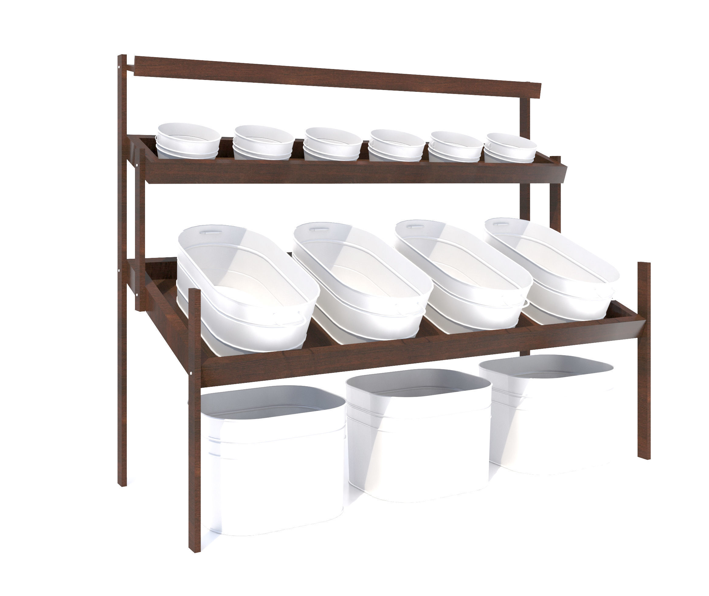 Fruit Stand 3D model_4