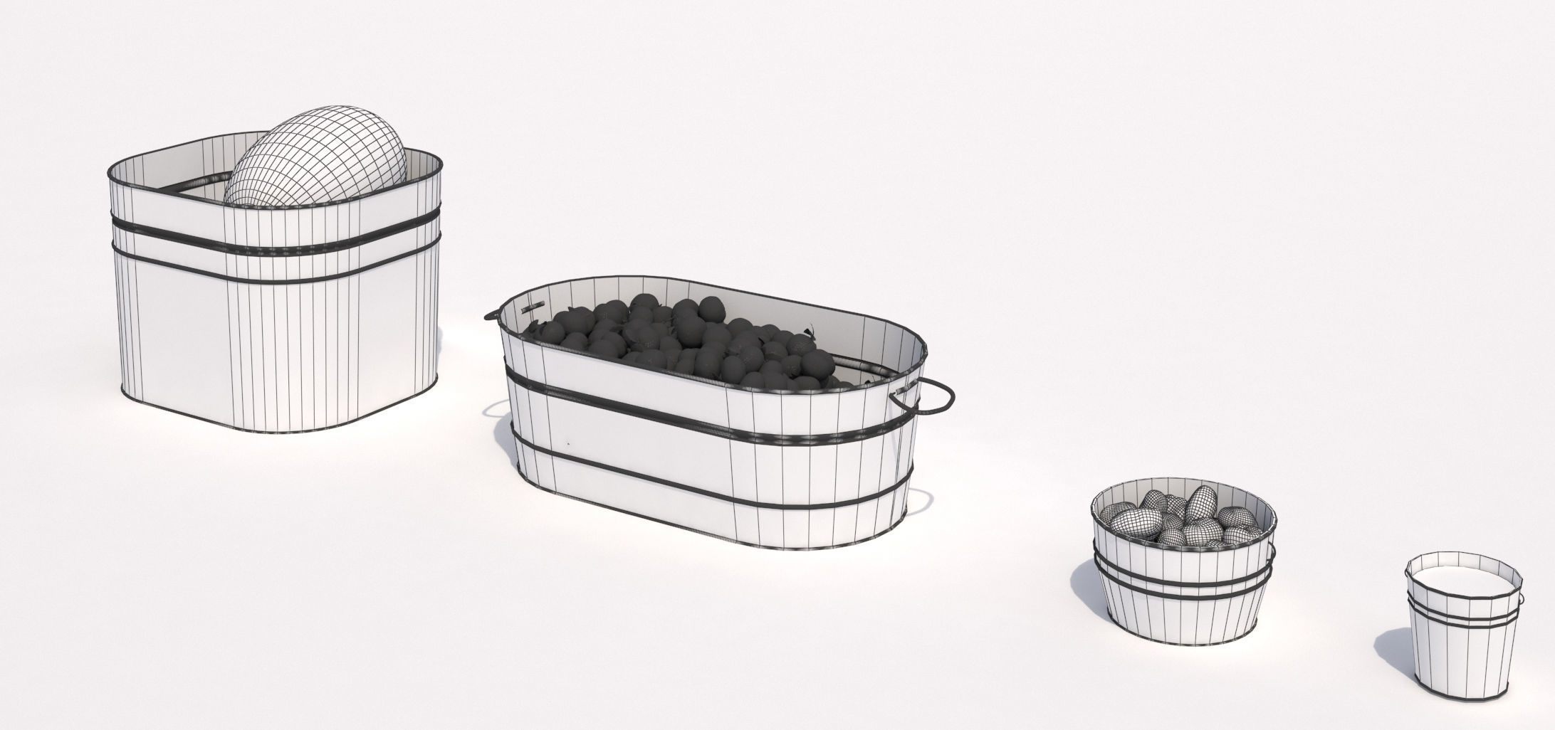 Fruit Stand 3D model_10