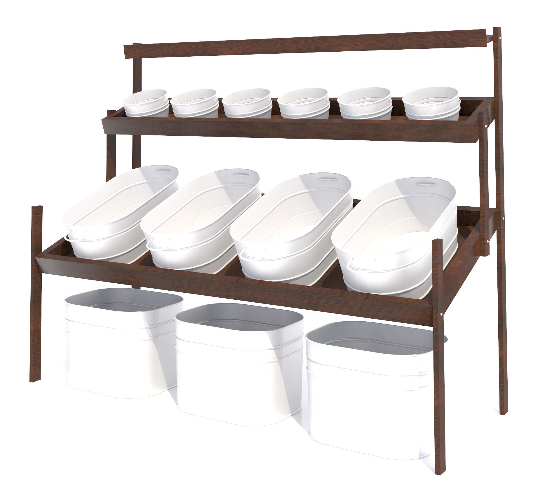 Fruit Stand 3D model_2