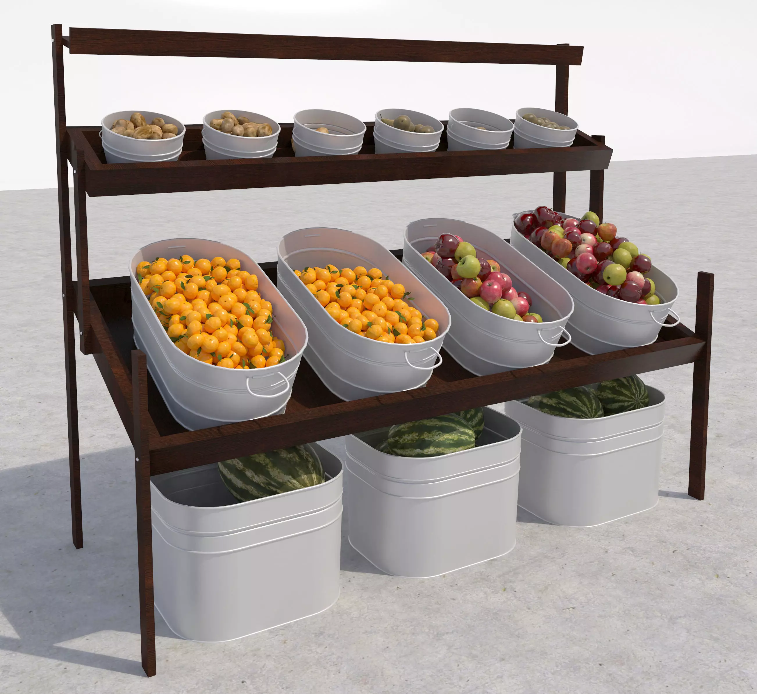 Fruit Stand 3D model_0