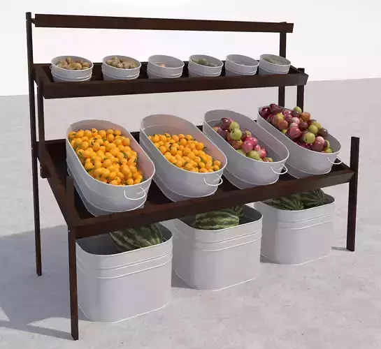 Fruit Stand 3D model