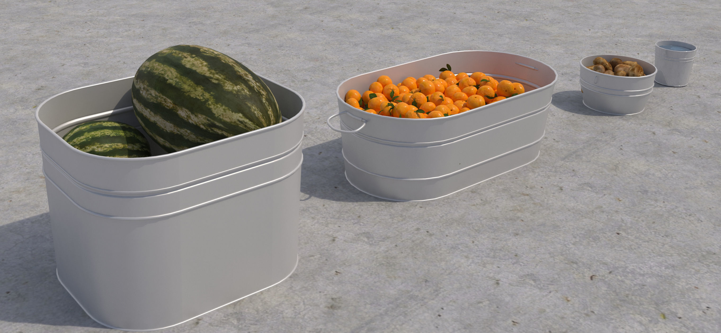 Fruit Stand 3D model_6
