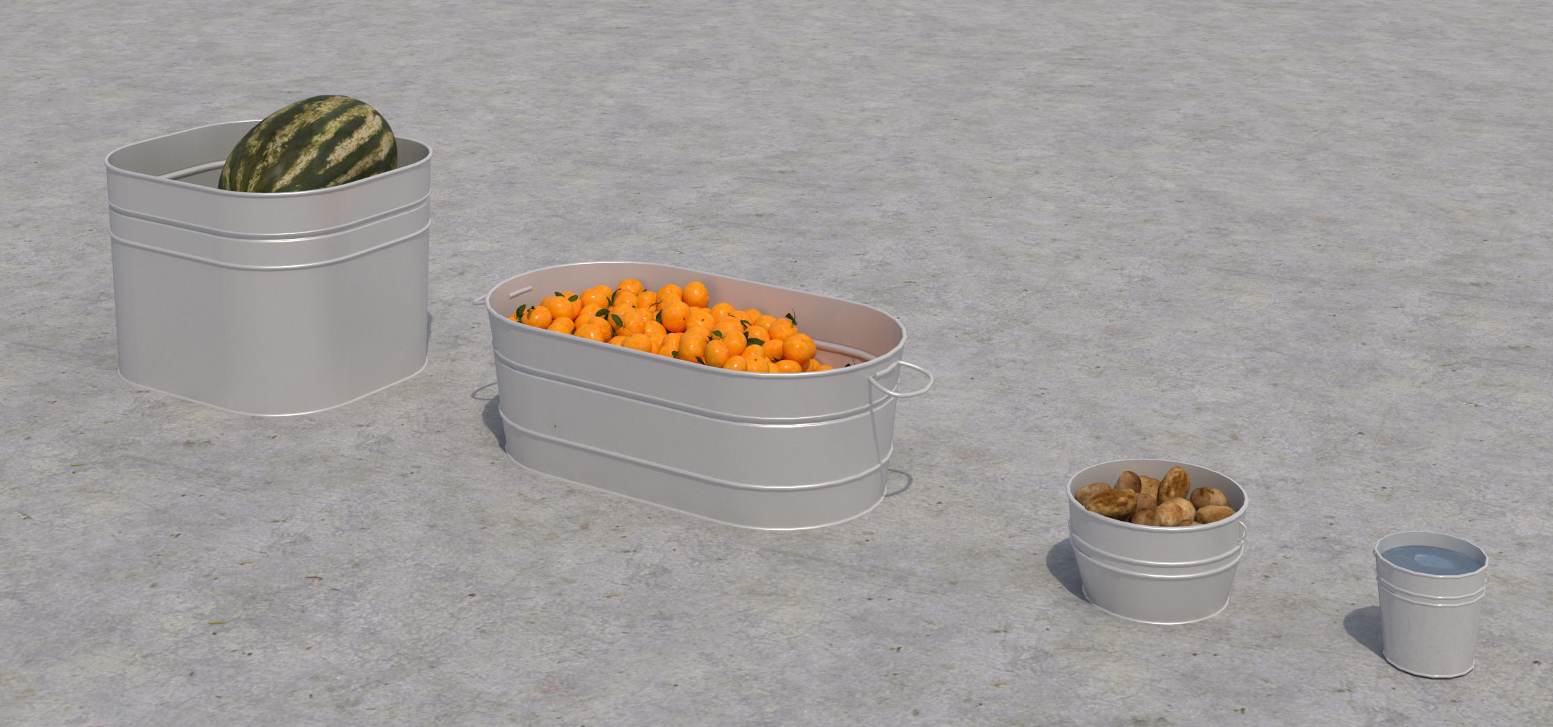 Fruit Stand 3D model_5