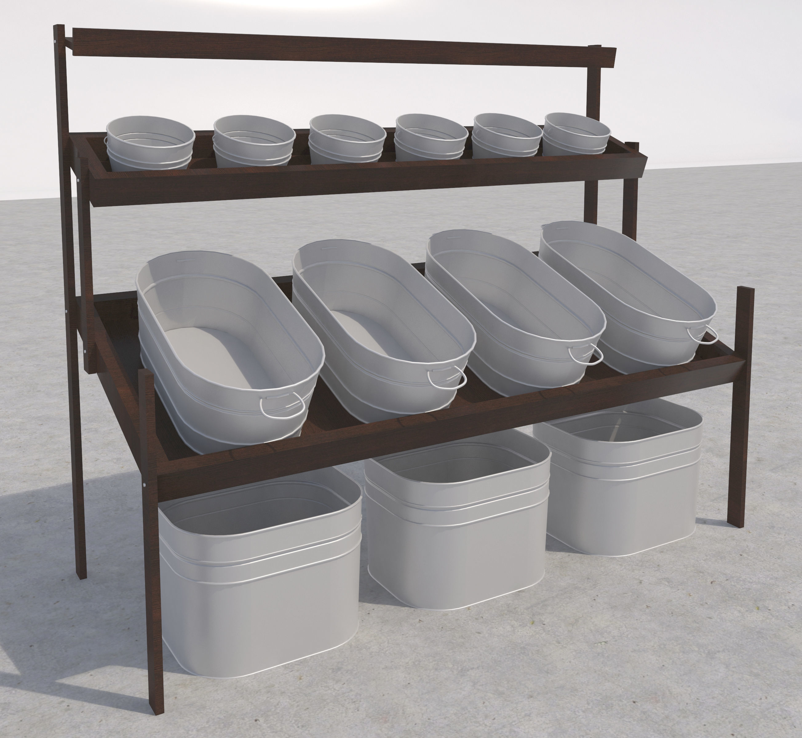 Fruit Stand 3D model_3