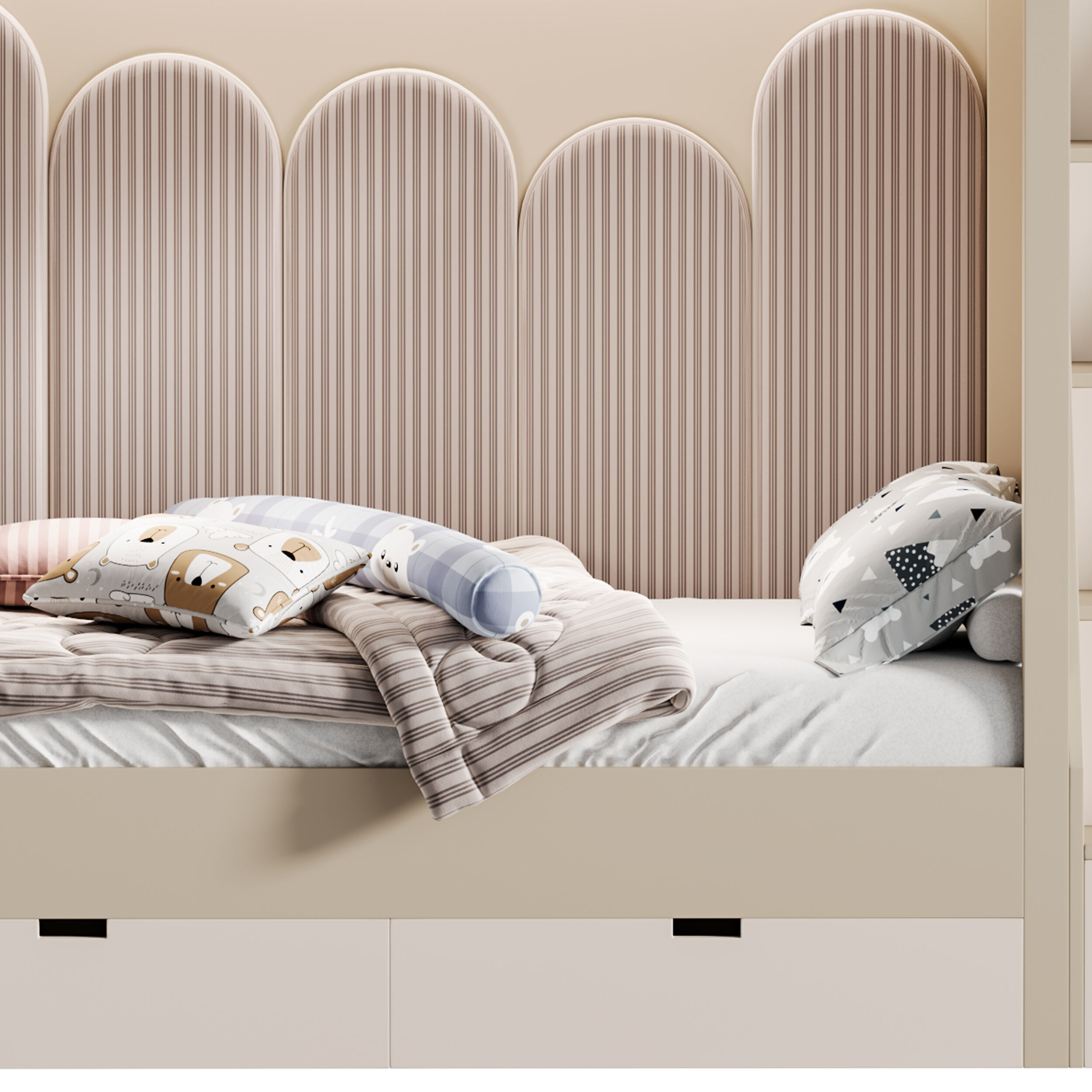 Childrens bunk bed 37 3D model_12