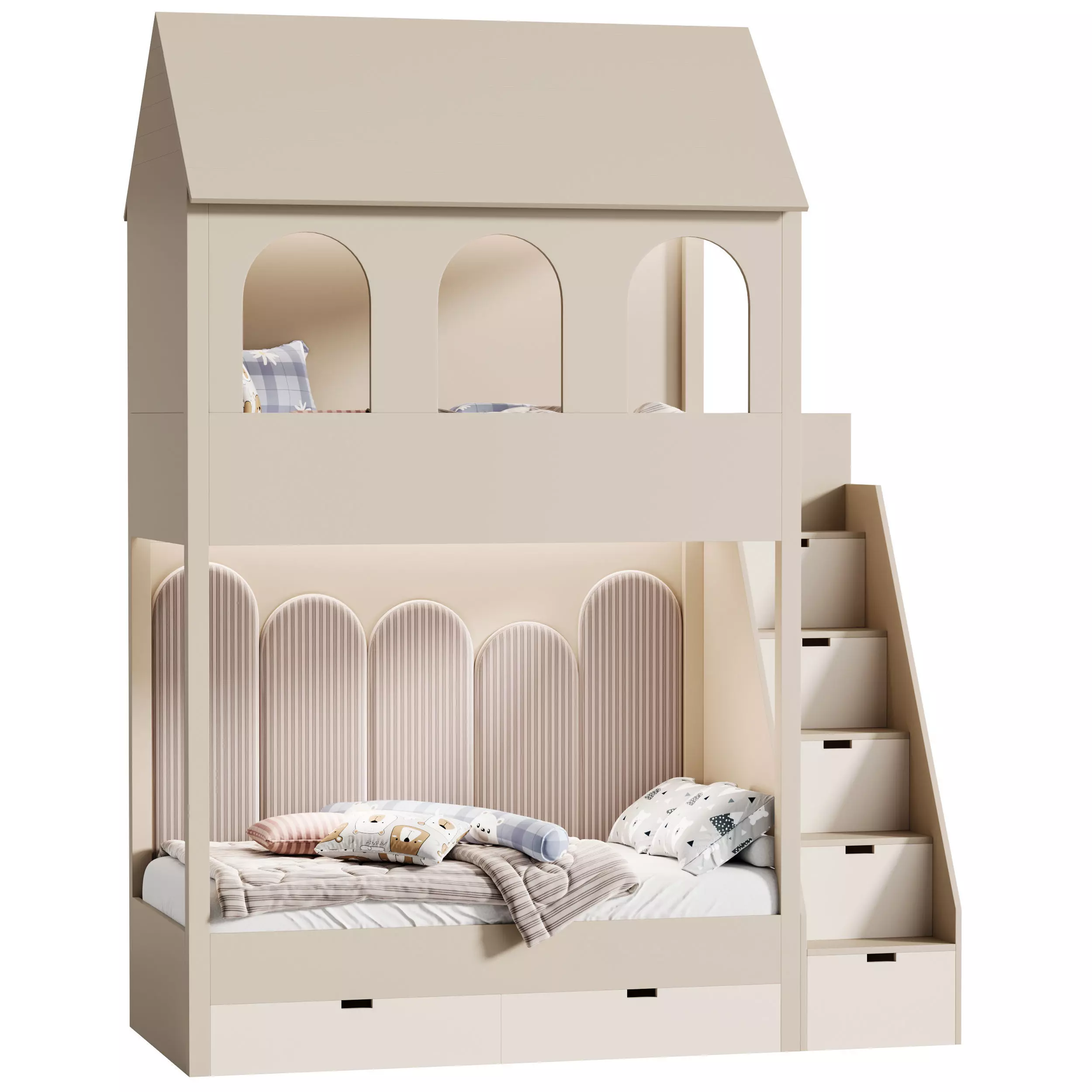 Childrens bunk bed 37 3D model_0
