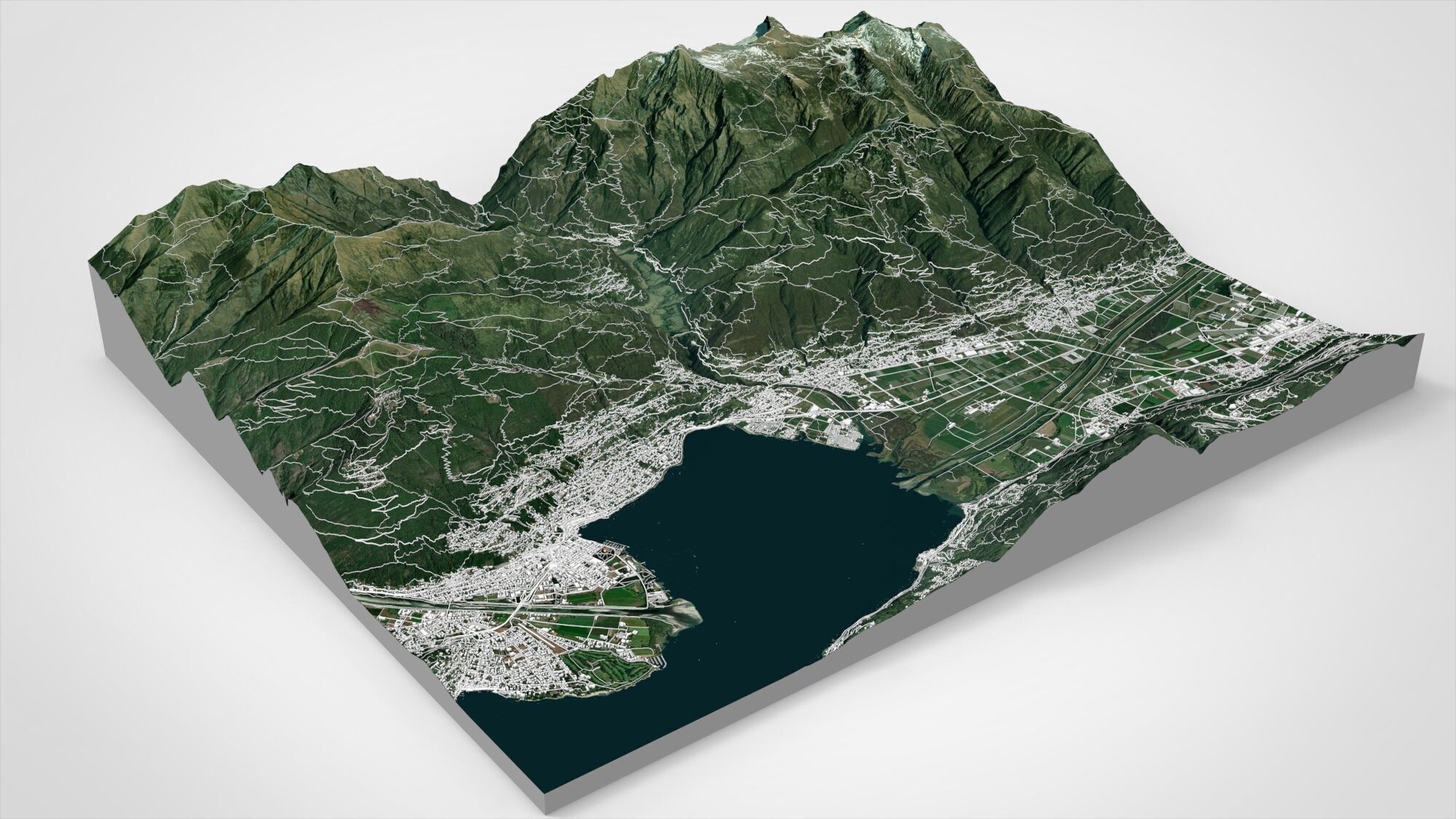 Cityscape Verzasca Switzerland 3D model_5