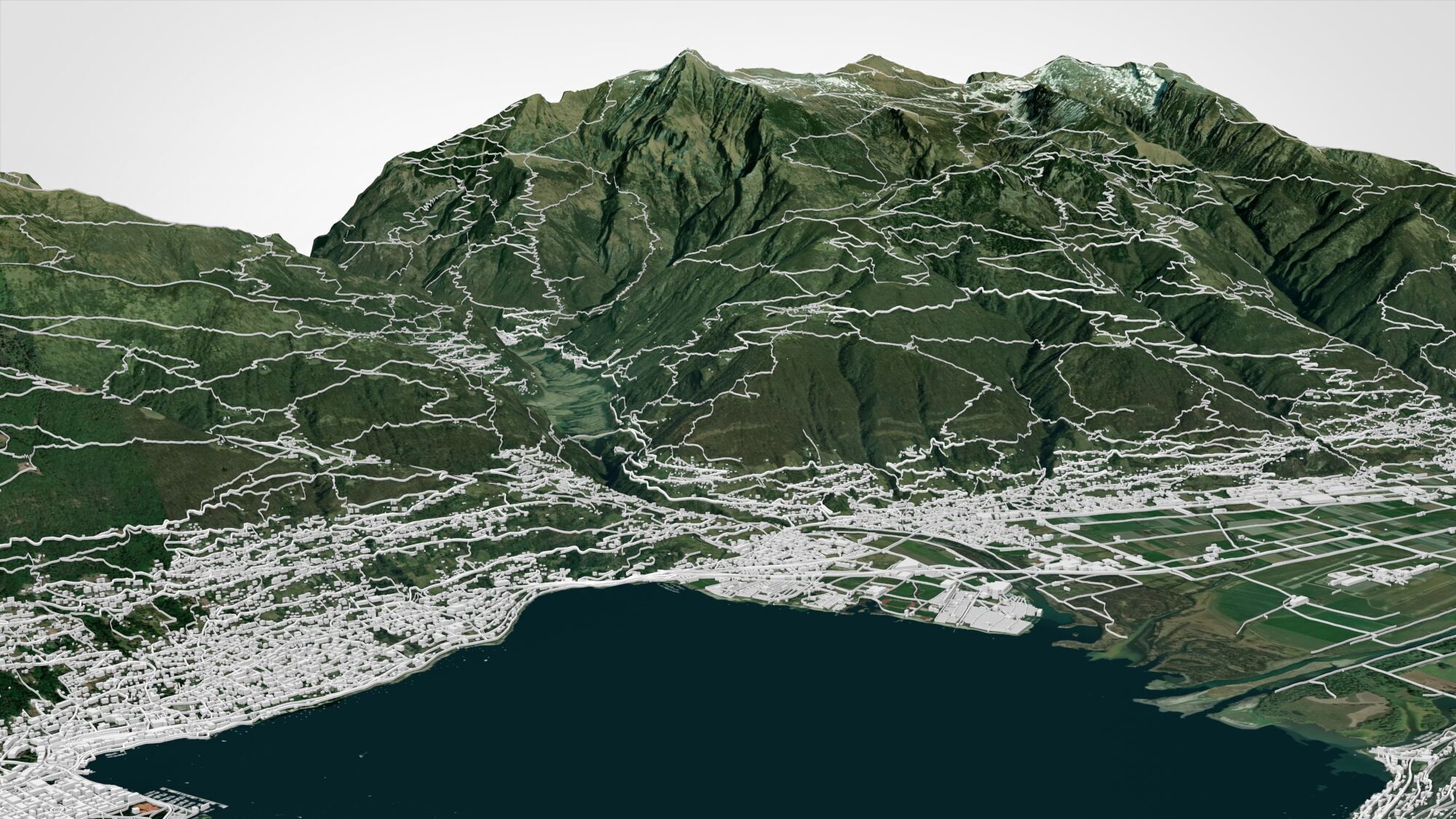 Cityscape Verzasca Switzerland 3D model_3