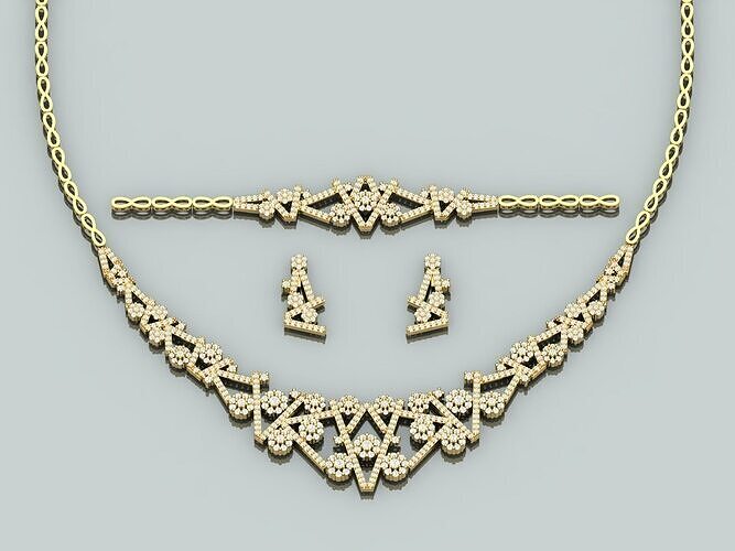 Jewelry Set 3D print model