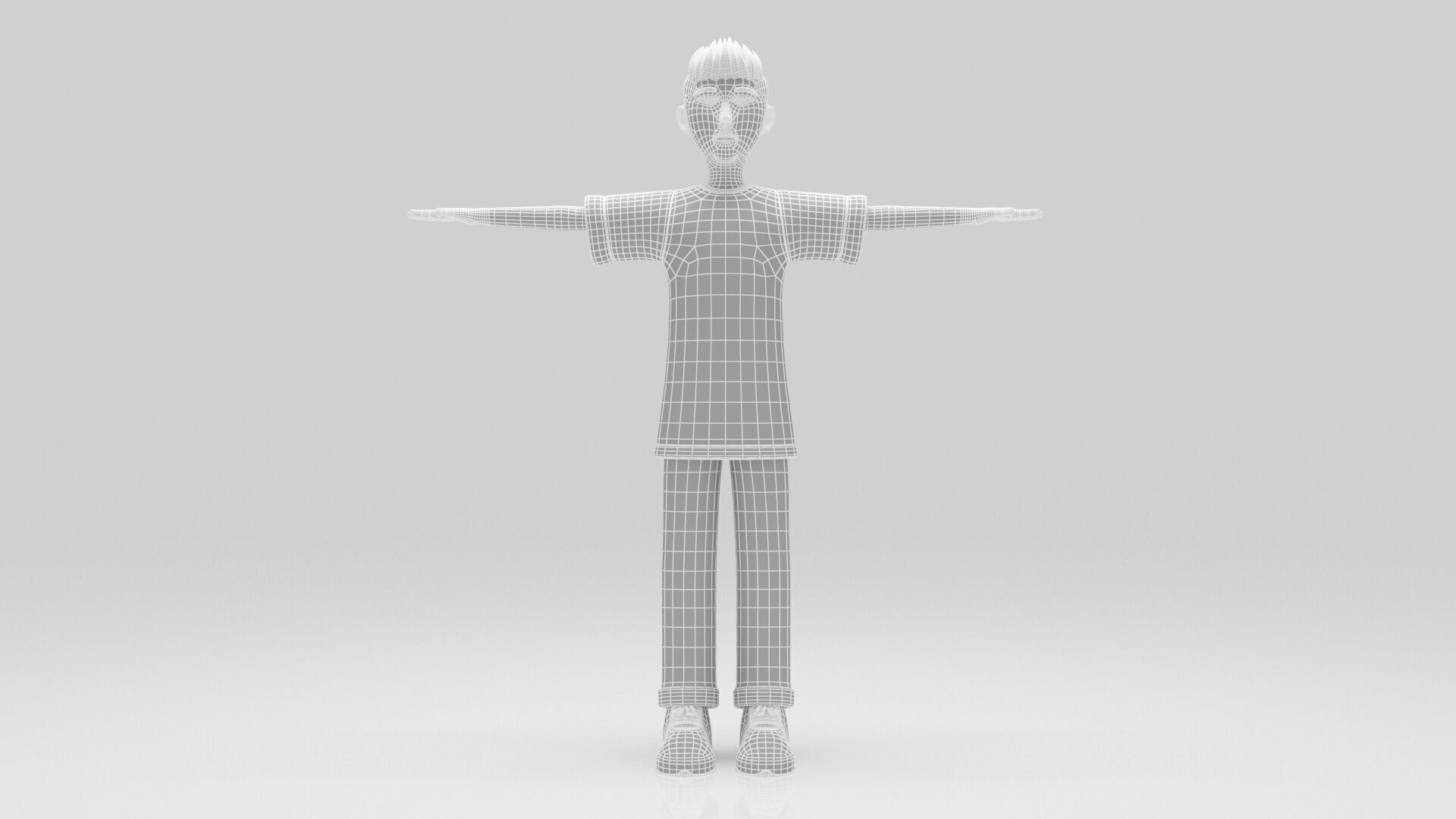 Character Lion Rigged  Low-poly 3D model_10