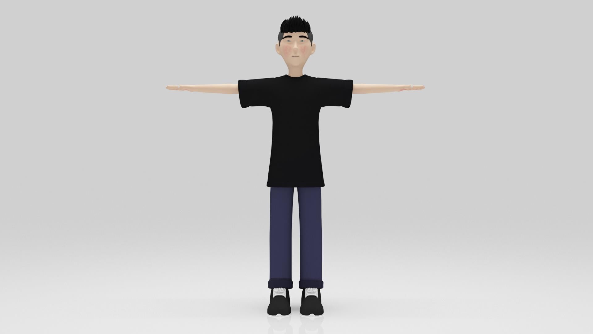 Character Lion Rigged  Low-poly 3D model_2