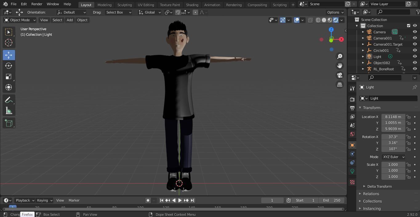 Character Lion Rigged  Low-poly 3D model_15