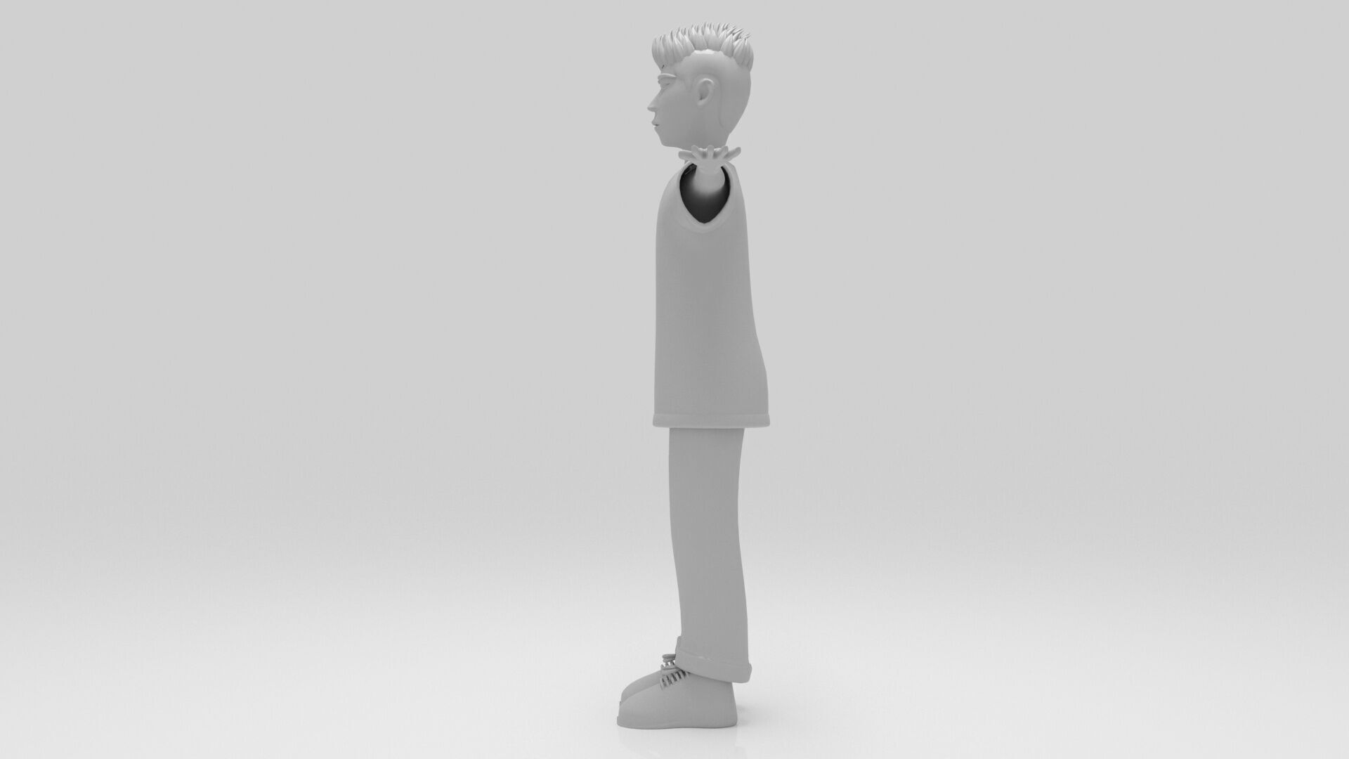 Character Lion Rigged  Low-poly 3D model_7