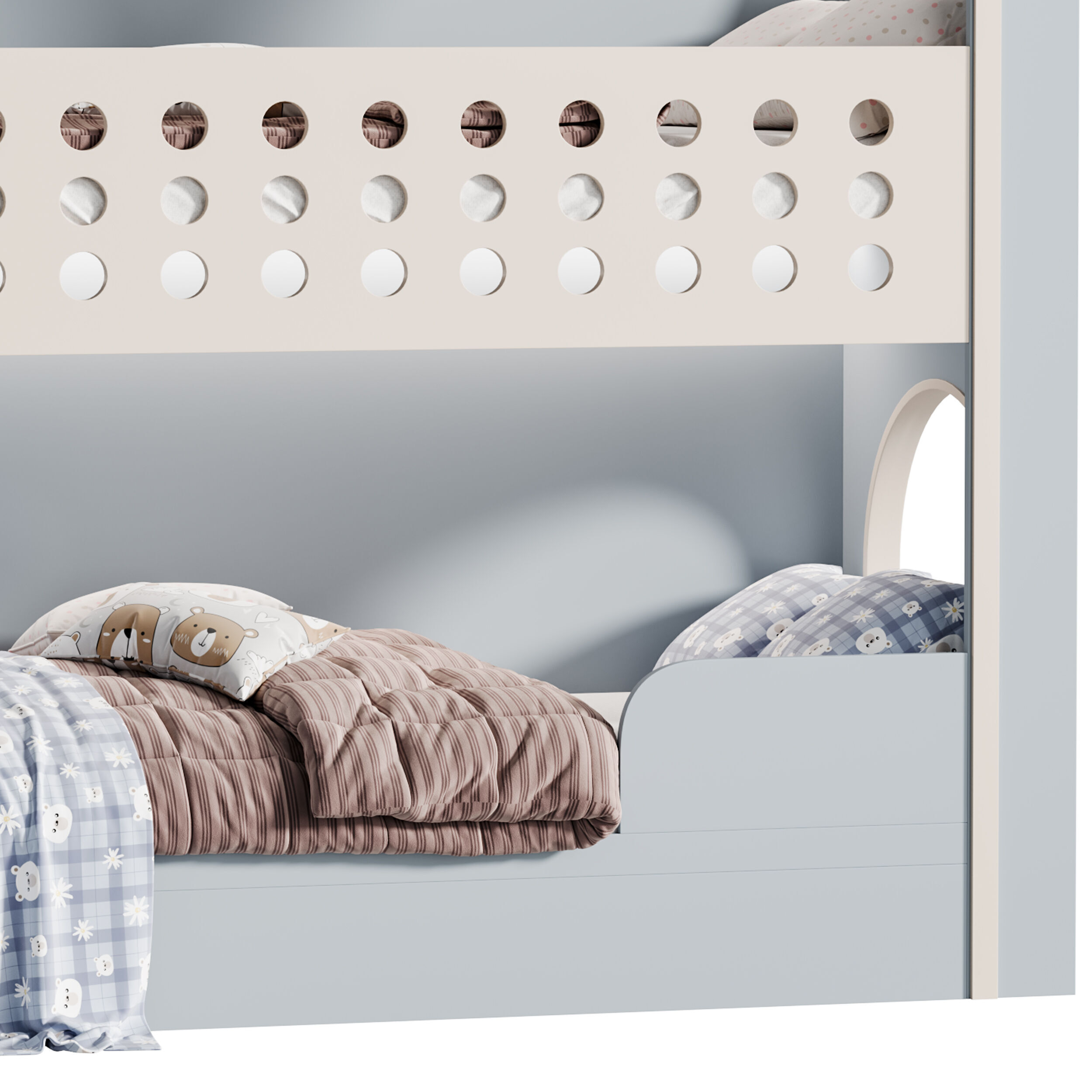 Childrens bunk bed 39 3D model_11