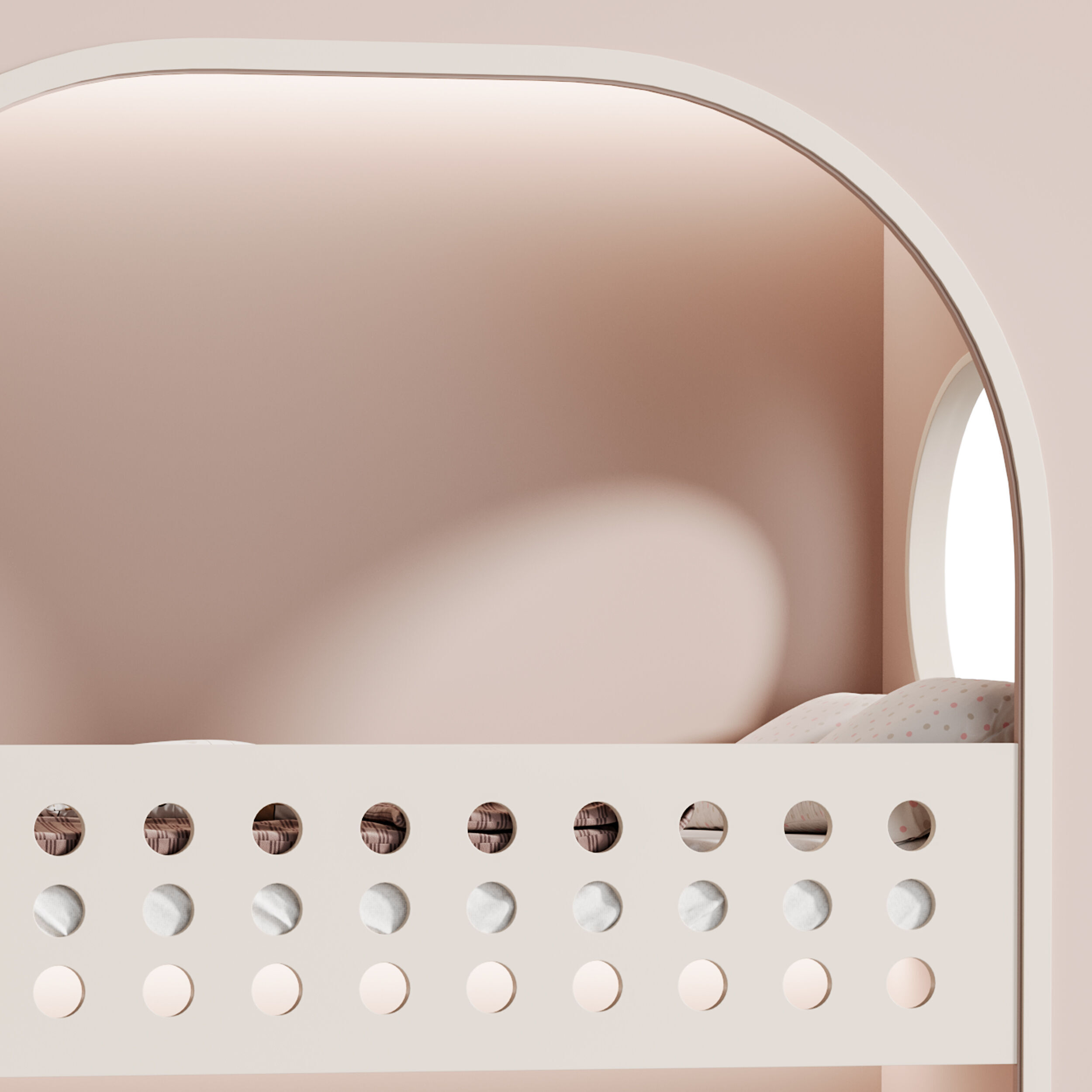 Childrens bunk bed 39 3D model_9