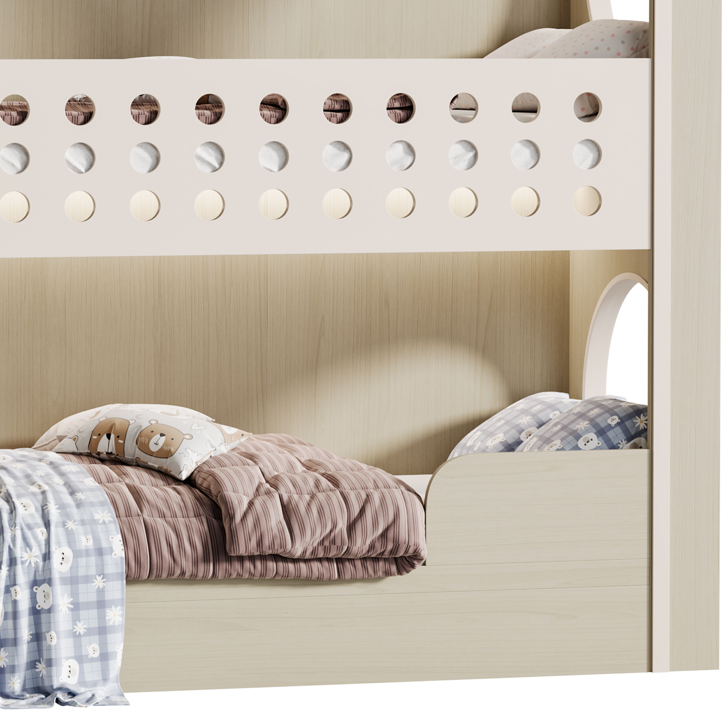 Childrens bunk bed 39 3D model_10