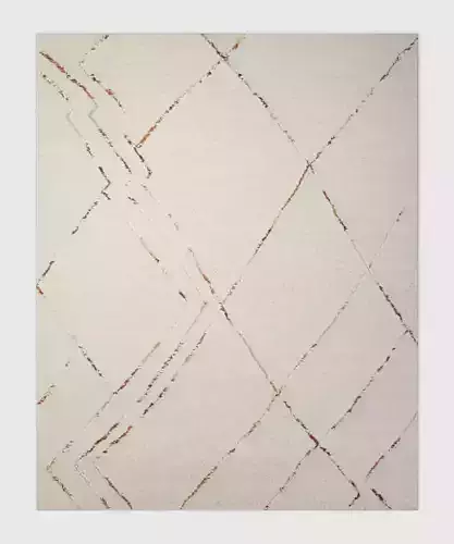 Vail Zig Zag Geometric Caramel Brown Area Rug