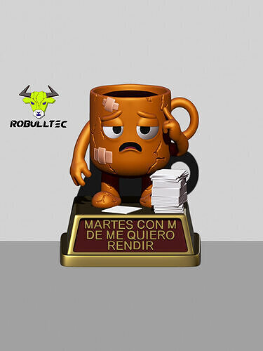 Trofeo taza del martes - Cupy Tuesday 3D print model