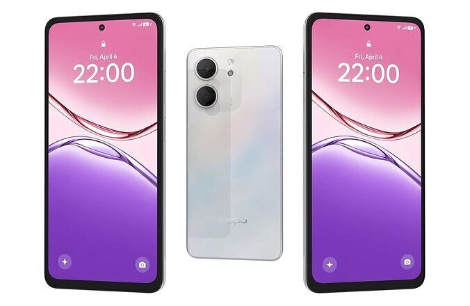 OPPO A5x Laser White 3D model