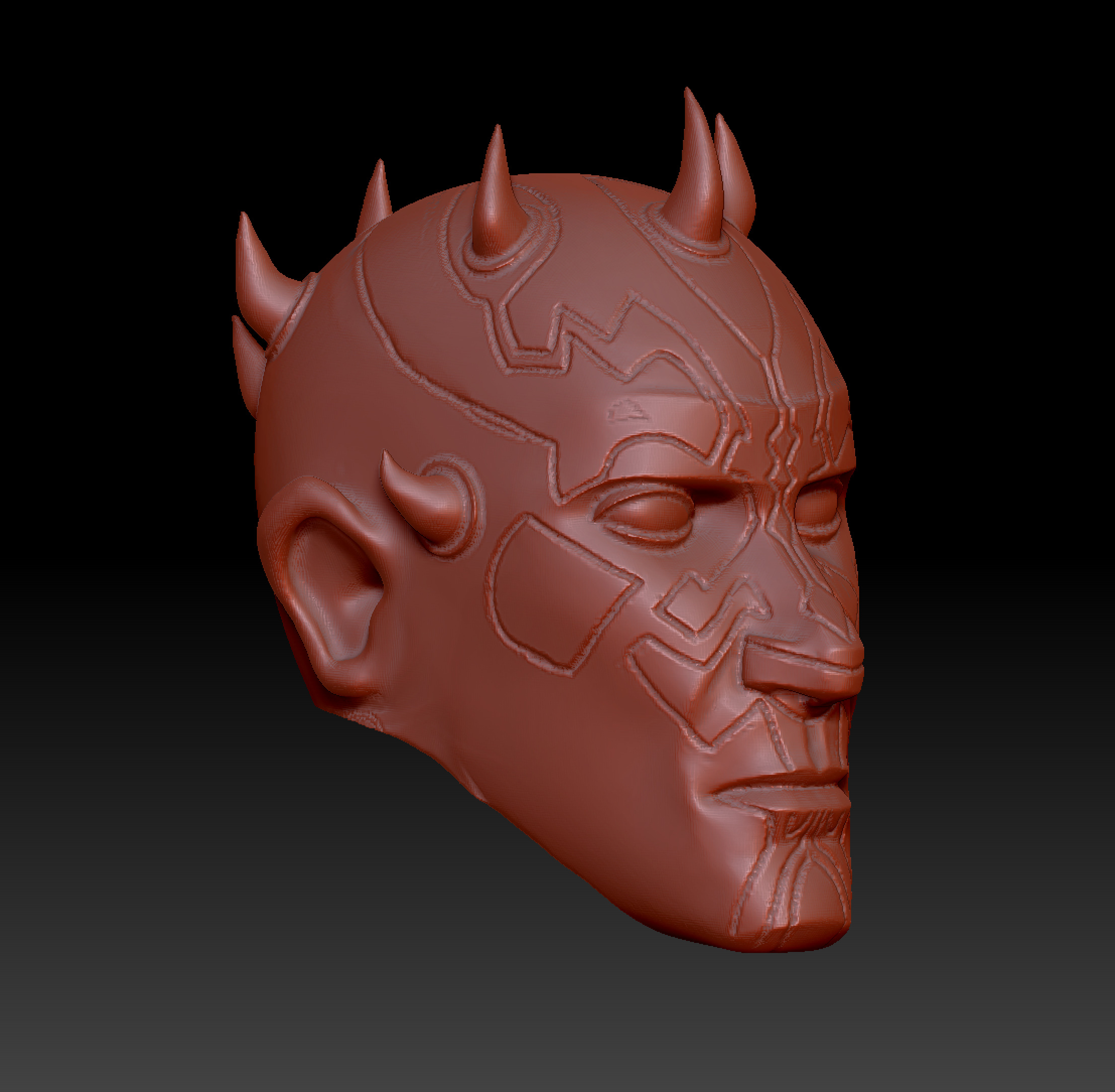Clone Wars Darth Maul 3D print model_1