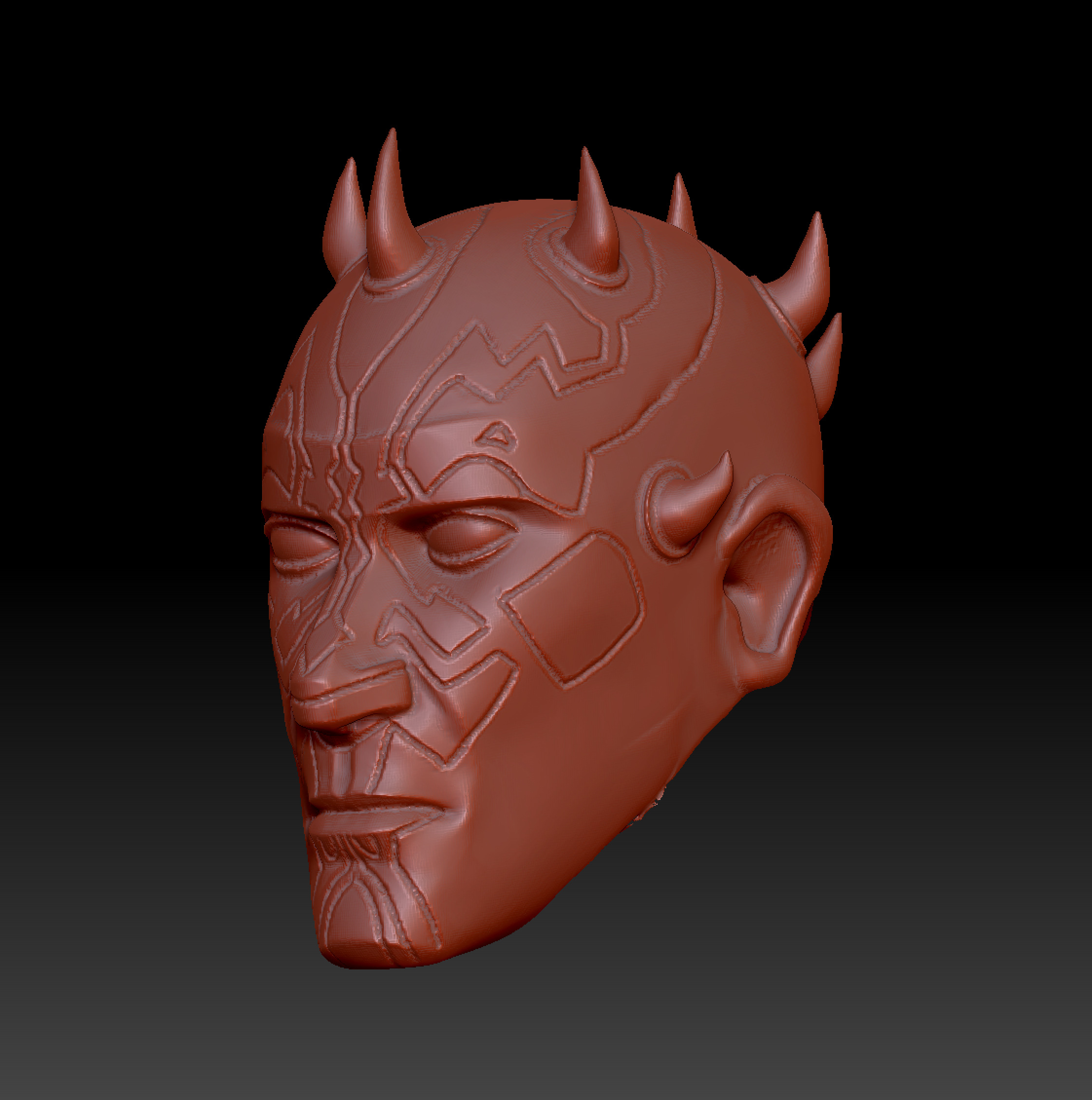Clone Wars Darth Maul 3D print model_2