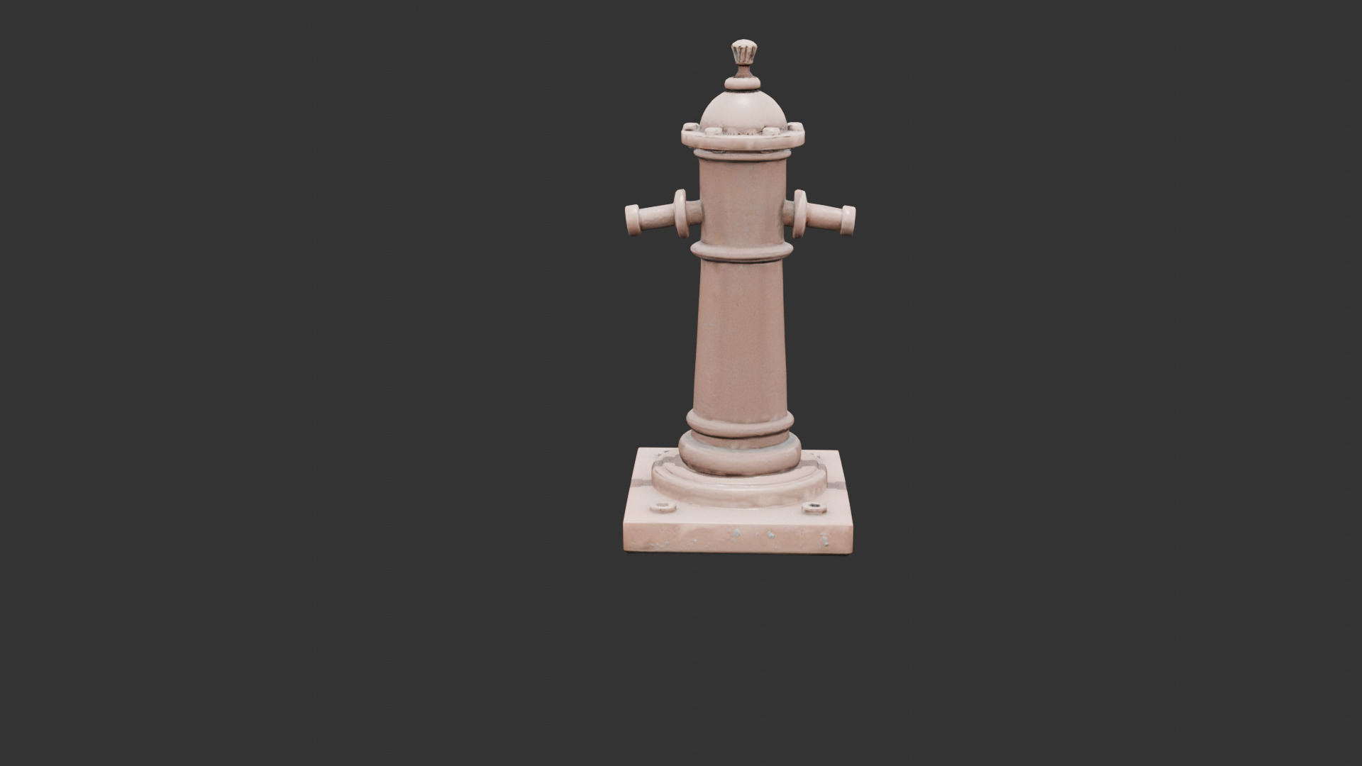 Old Rusty Water Pump Low-poly 3D model_18