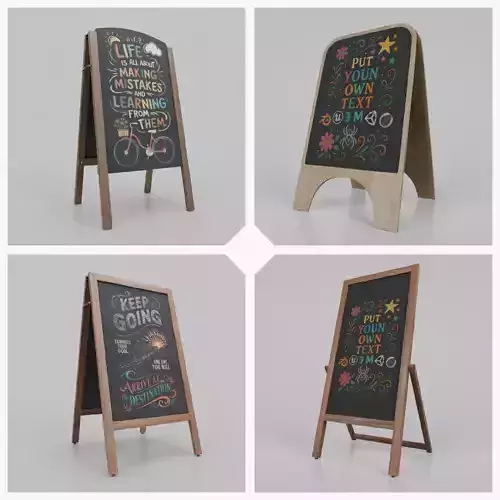 Customizable Versatile Sidewalk Signage