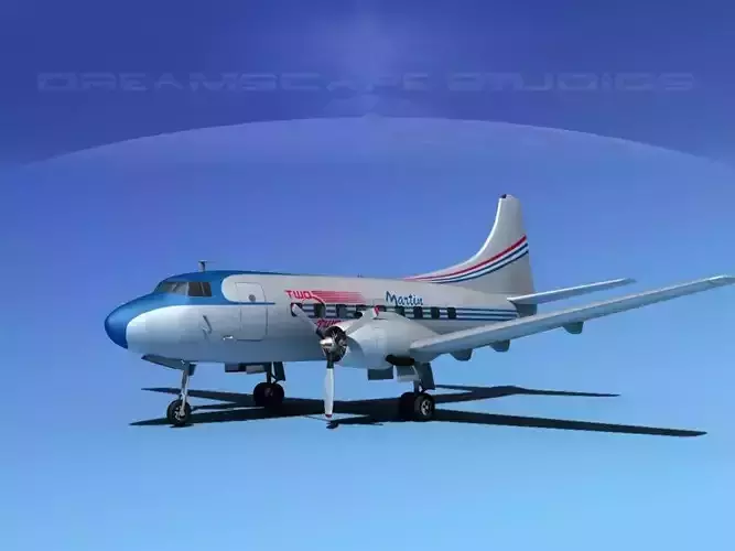 Martin 202 Martinliner 3D model
