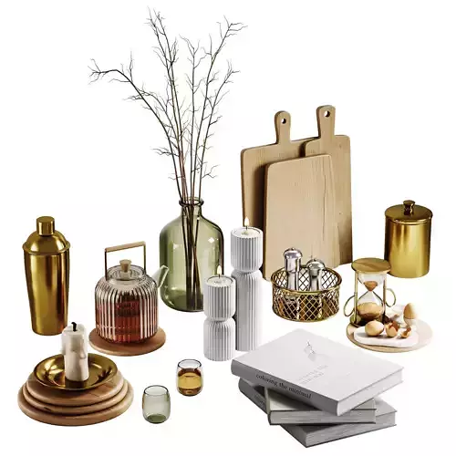 Decorative Set 03 3D model