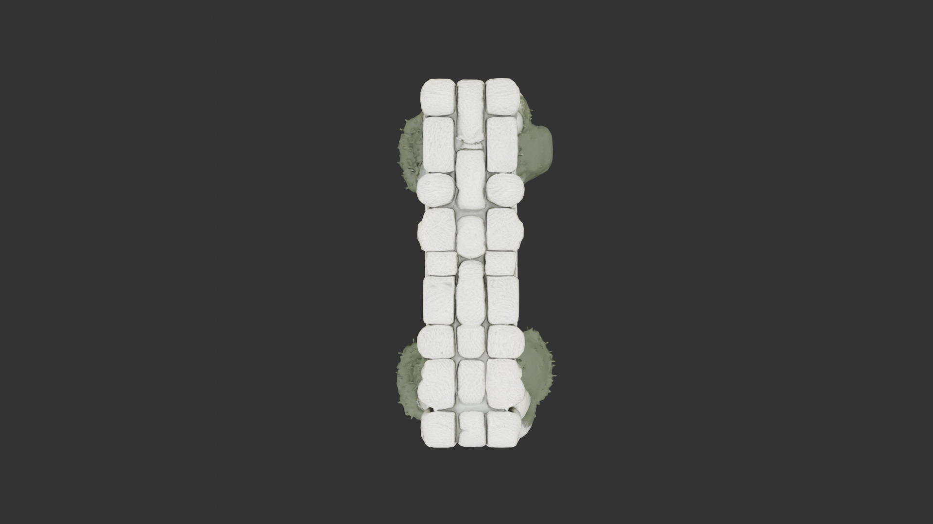 Medieval Stone Arch Doorway Low-poly 3D model_20