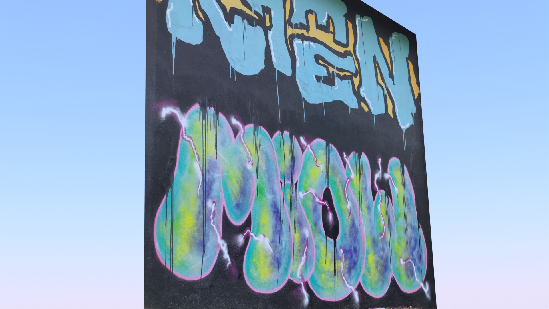 Graffiti wall X 3D model_4