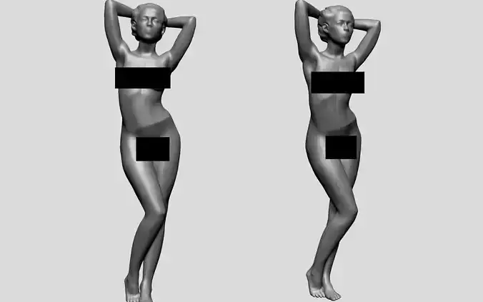 Female Pose E 3D model