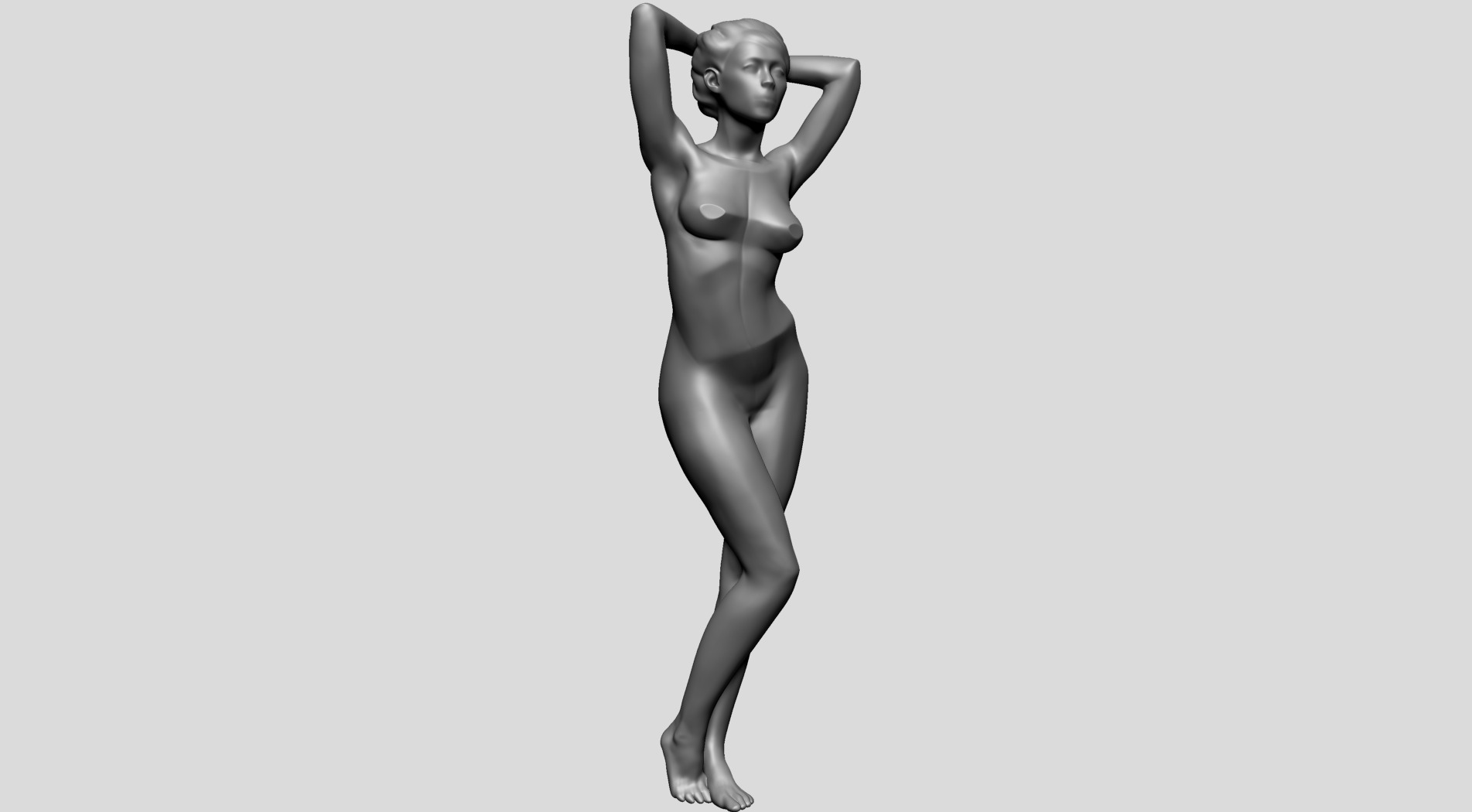 Female Pose E 3D model_3
