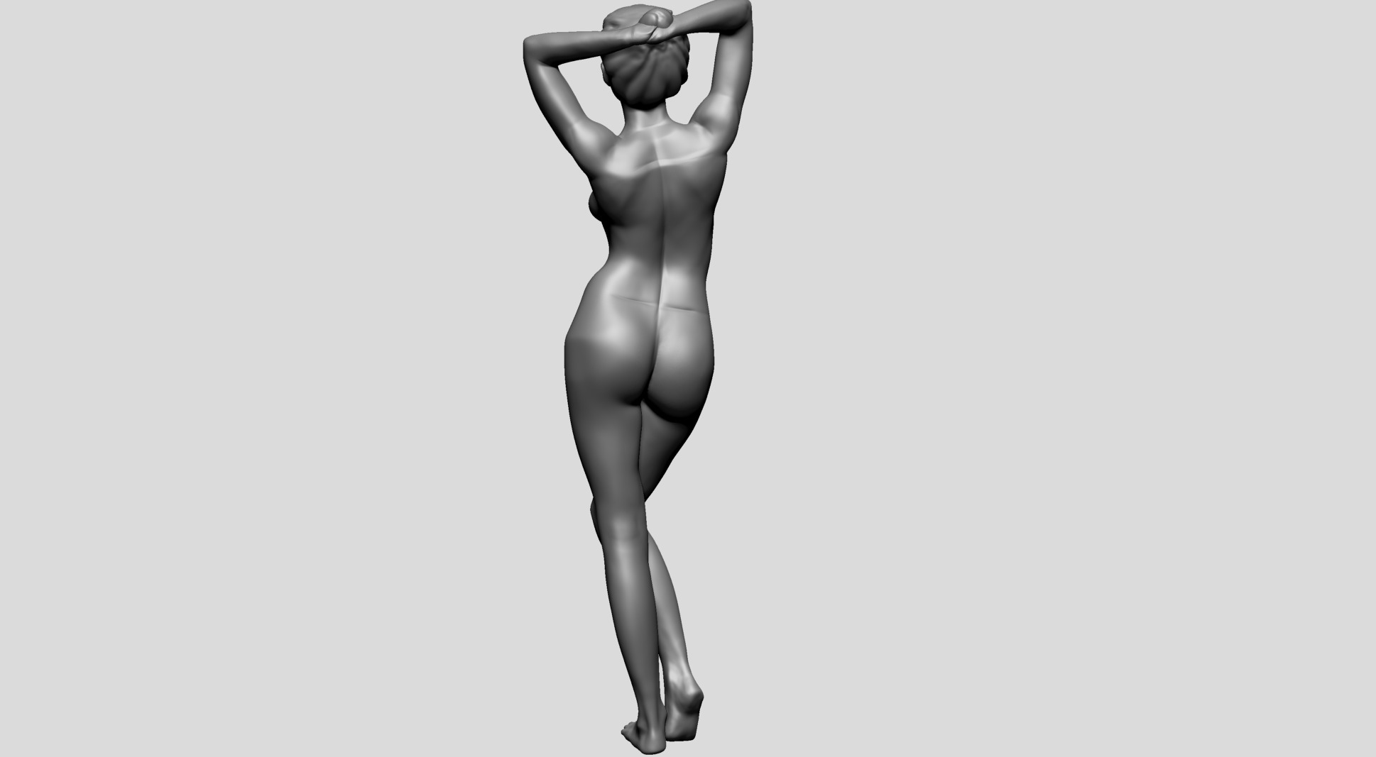 Female Pose E 3D model_5