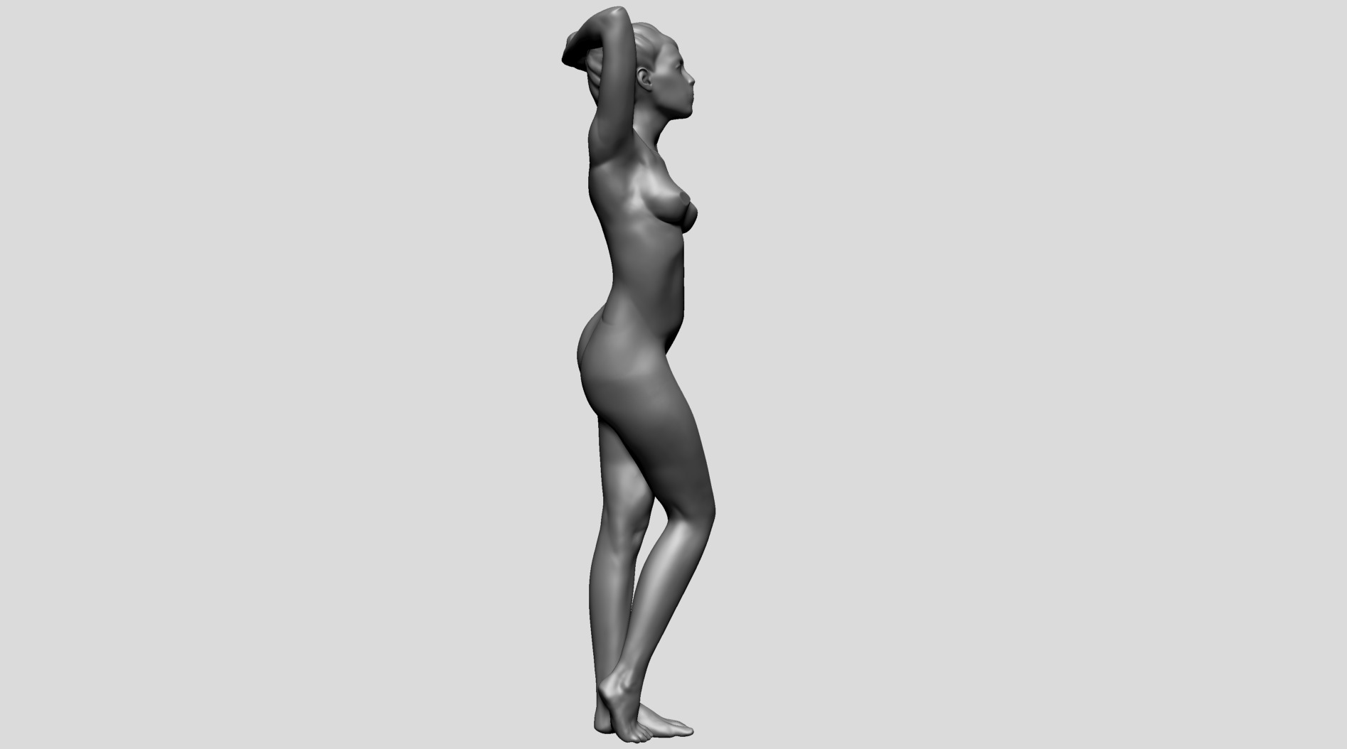 Female Pose E 3D model_4