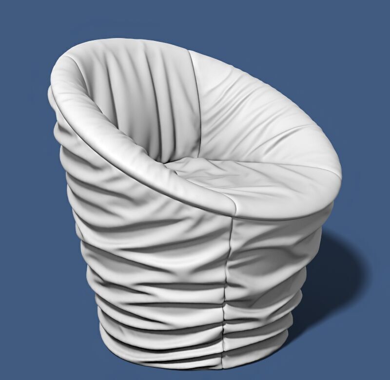 Chair 12 3D model_2