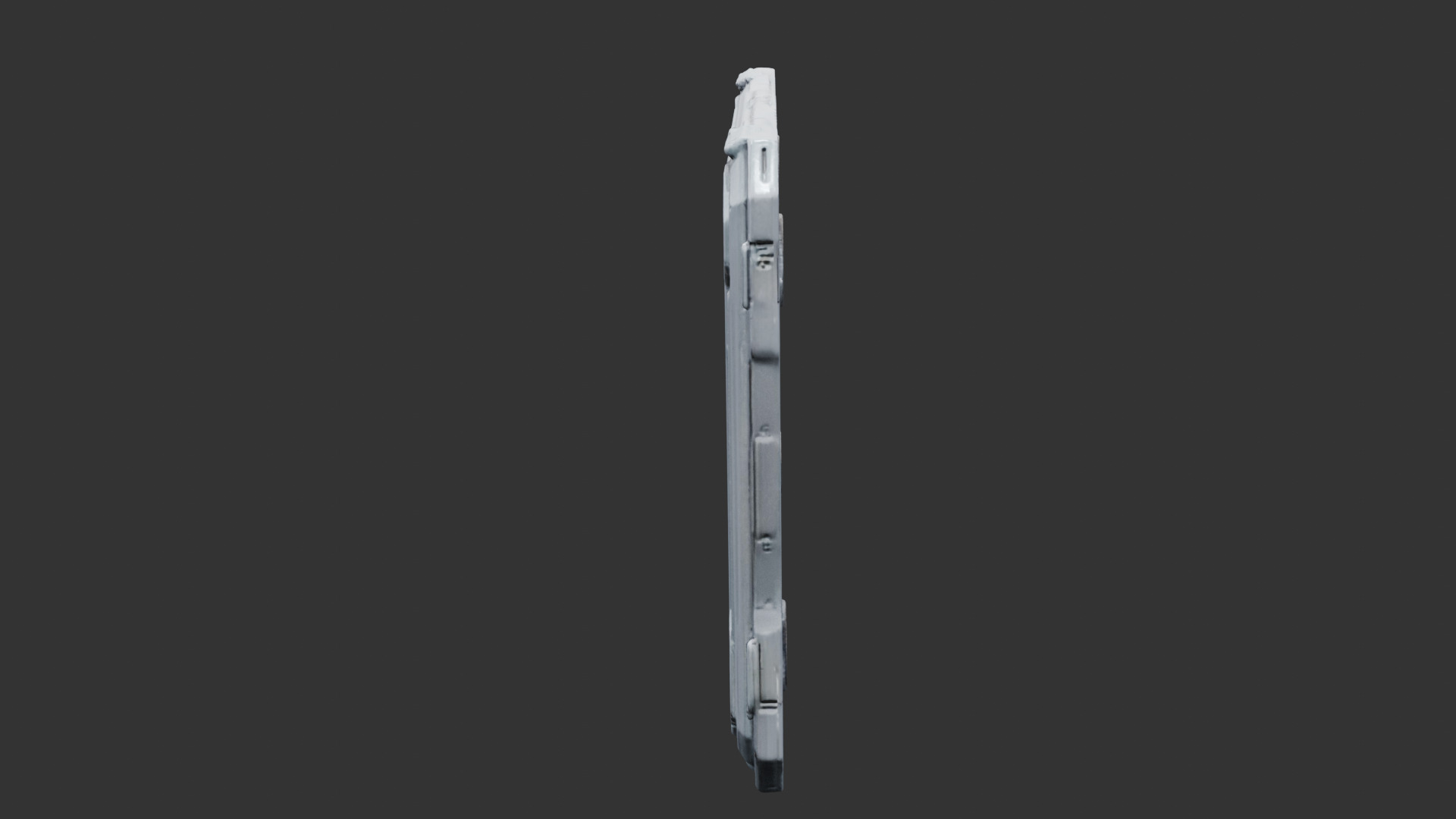 Sci Fi Wall Panel Low-poly 3D model_17