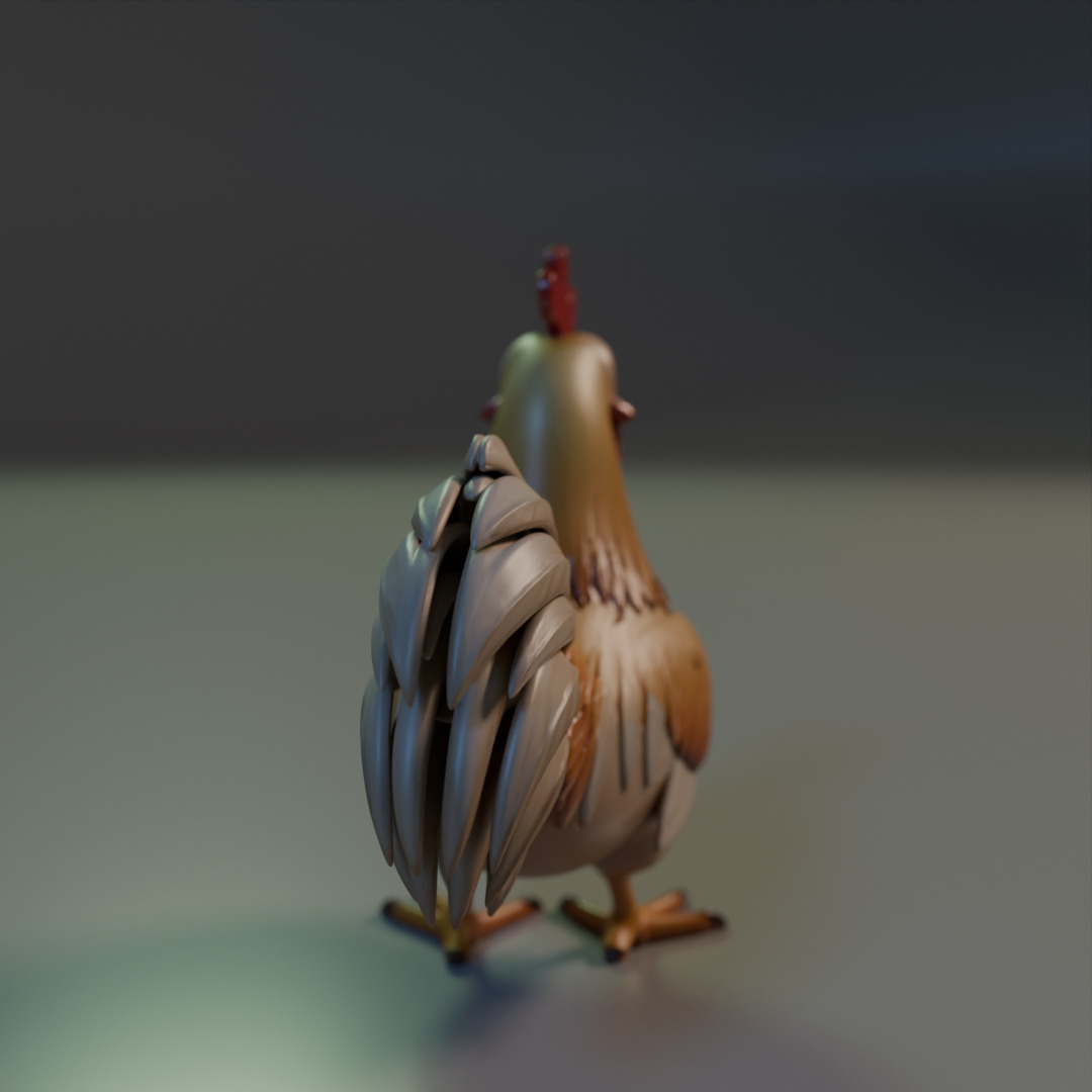 Titan Rooster 3D print model_11