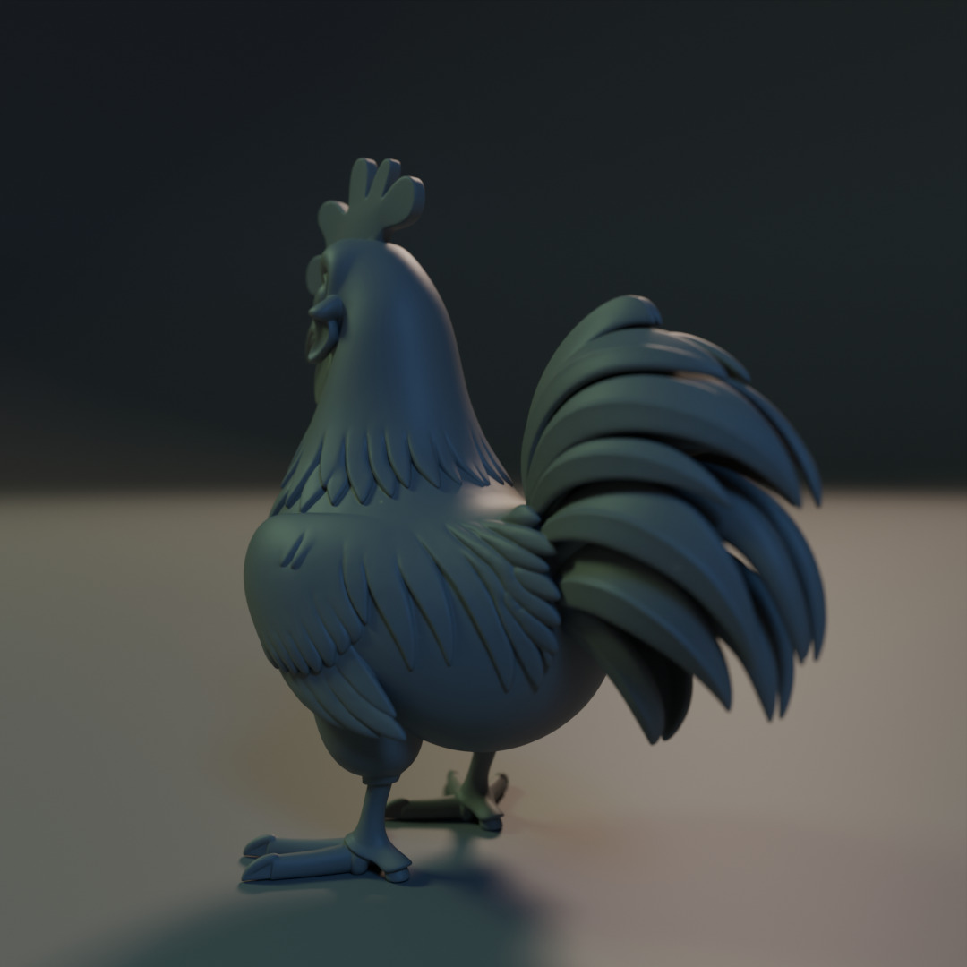 Titan Rooster 3D print model_6