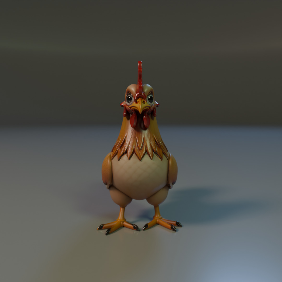 Titan Rooster 3D print model_13